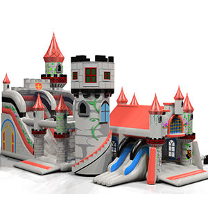 FORTECA - plac zabaw Gigant + zjeżdżalnia Średnia